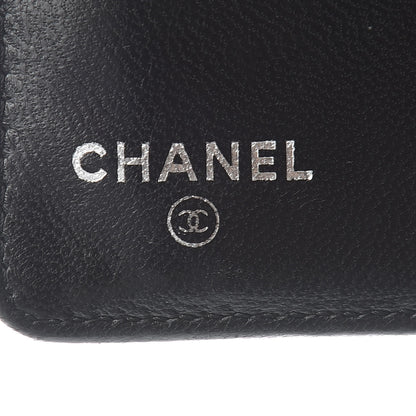 Chanel Patent Calfskin Lucky Symbols Yen Wallet Black 6 of 9