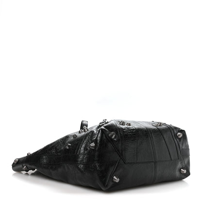 Balenciaga Agneau Arena Large Le Cagole Carry All Bag Black 4 of 10