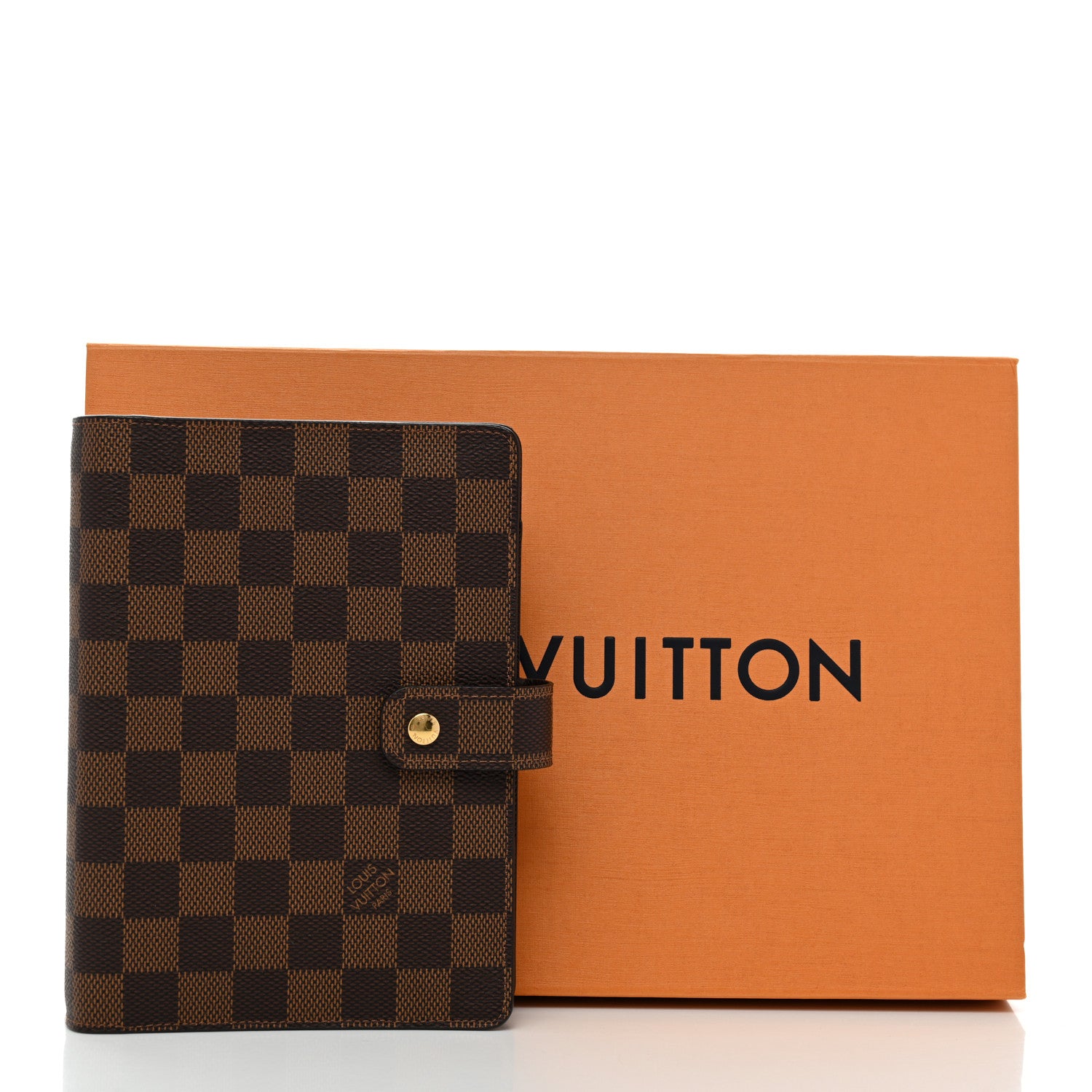 Louis Vuitton Damier Ebene Medium Ring Agenda Cover 8 of 8