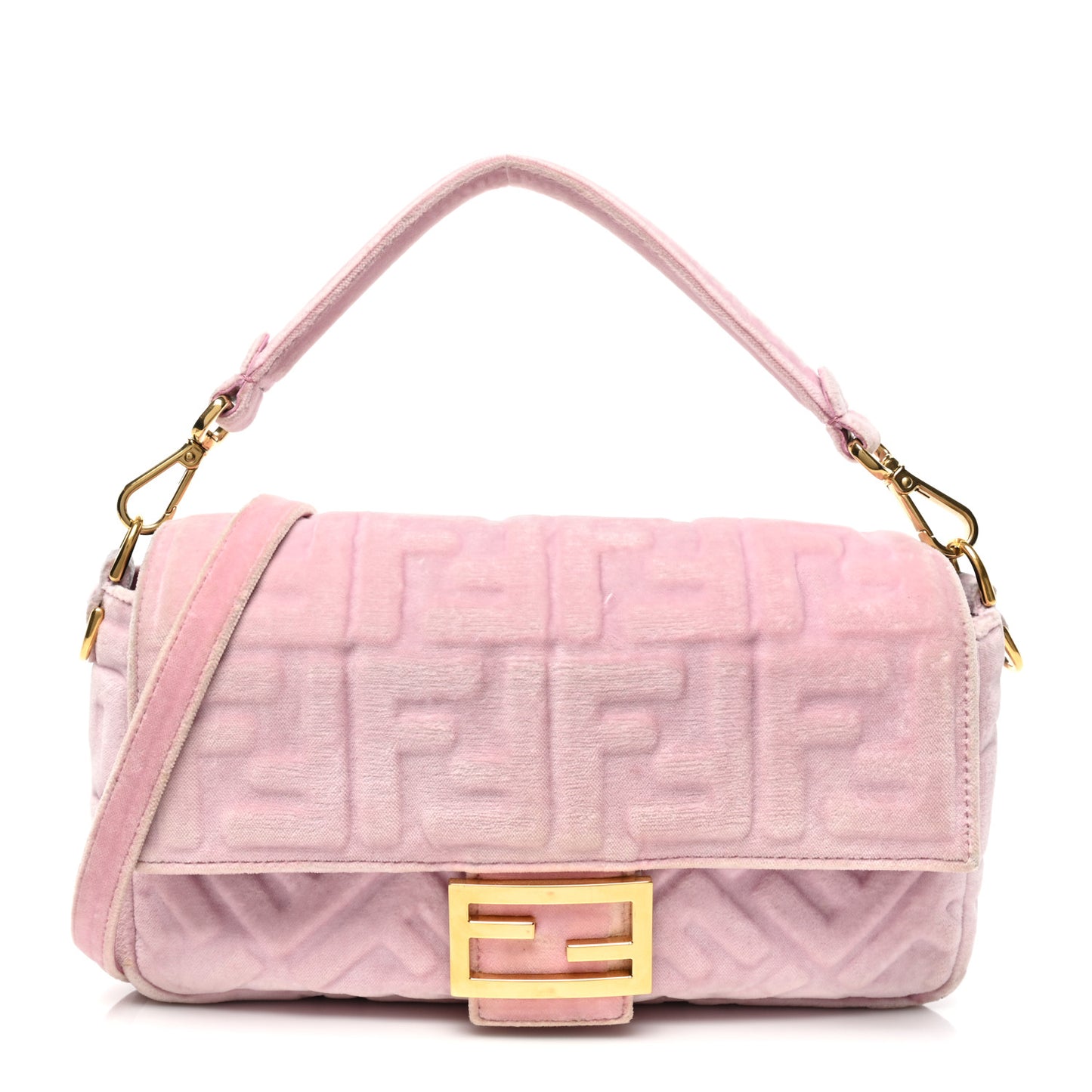 Velvet FF Embossed Baguette Rosa Confetti