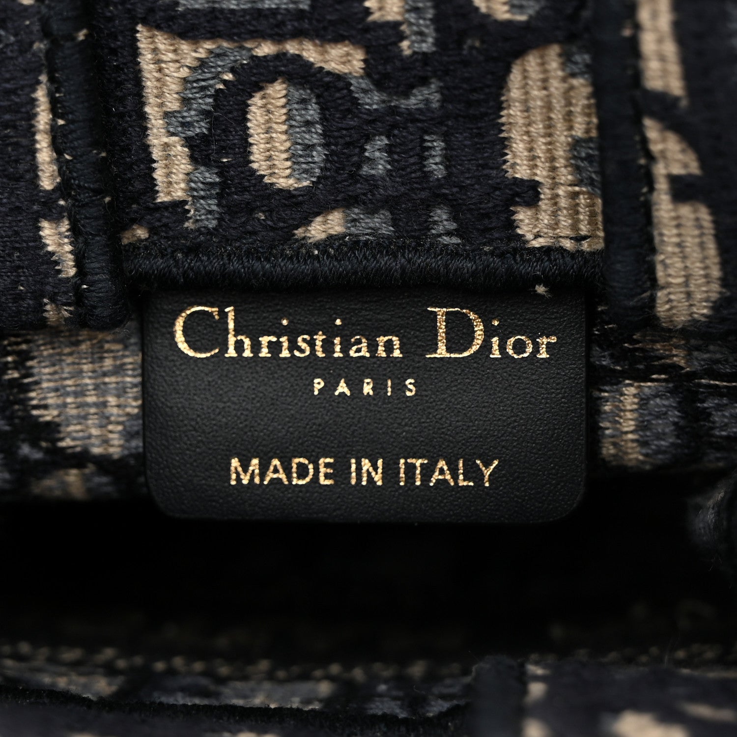 Christian Dior Oblique Mini Book Tote Phone Bag Blue 6 of 12