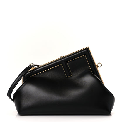 Fendi Shiny Nappa Small Fendi First Black 1 of 9