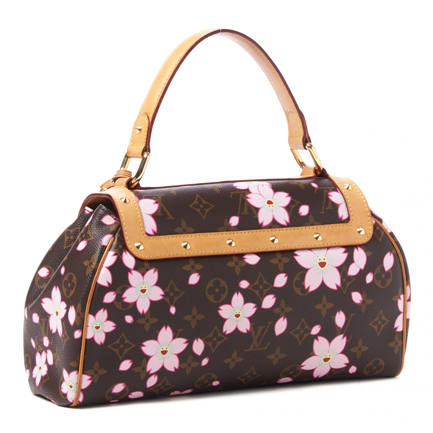 Monogram Cherry Blossom Sac Retro Bag Brown
