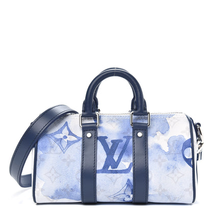 Louis Vuitton Monogram Watercolor Keepall XS Blue 1 of 8