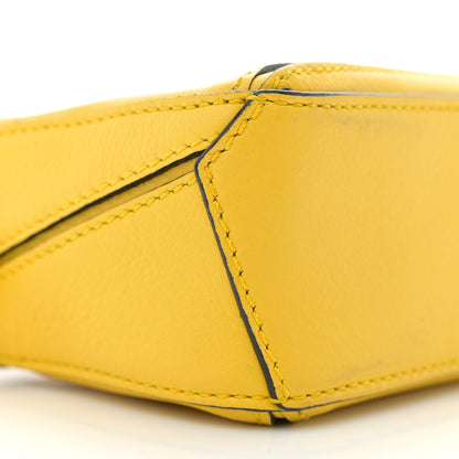 Loewe Calfskin Nano Puzzle Bag Yellow 9 of 12
