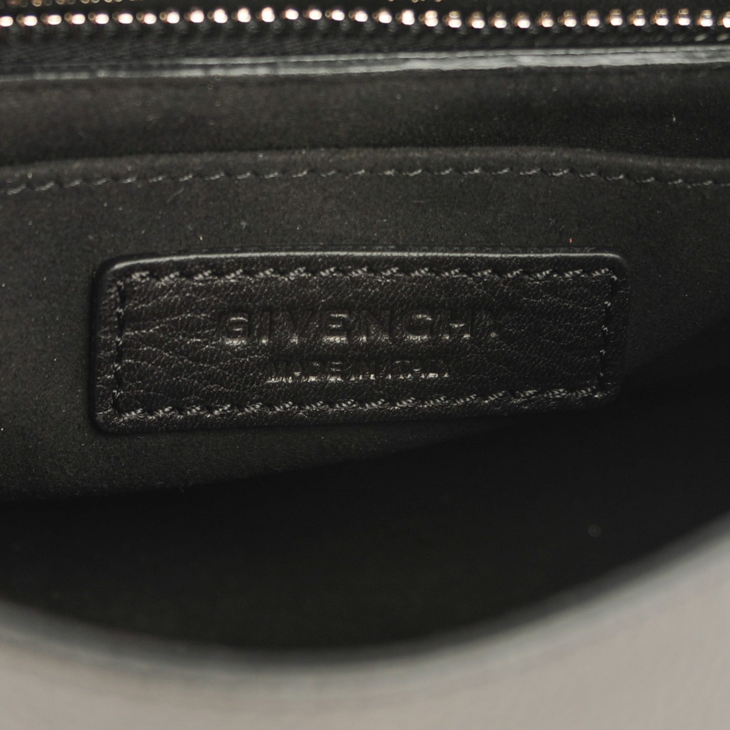 Grained Calfskin Mini Shark Lock Satchel Black