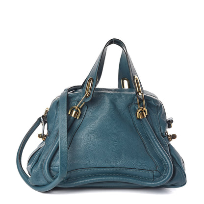 Chloe Calfskin Medium Paraty Peacock Blue 1 of 11