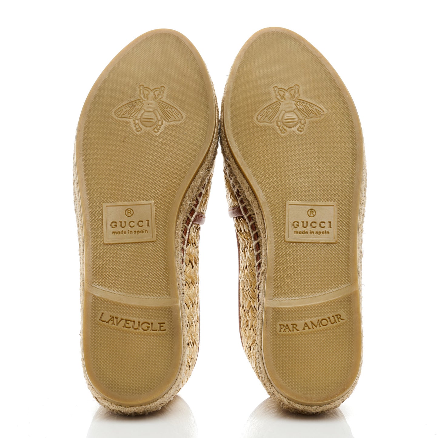 Raffia Harness Calfskin Interlocking G Adela Espadrilles 37.5 Palmi Naturale Harness Brown