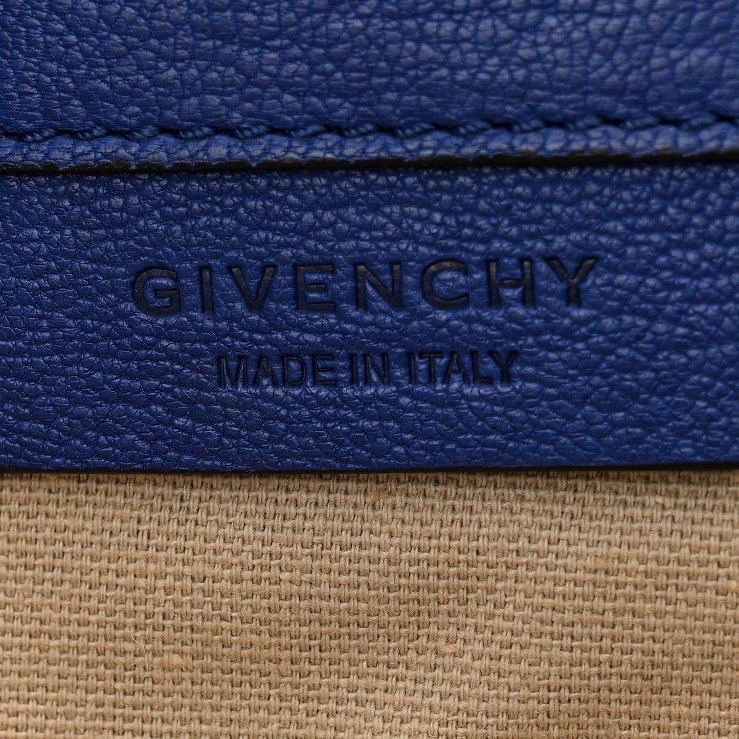 Sugar Goatskin Medium Antigona Envelope Clutch Blue