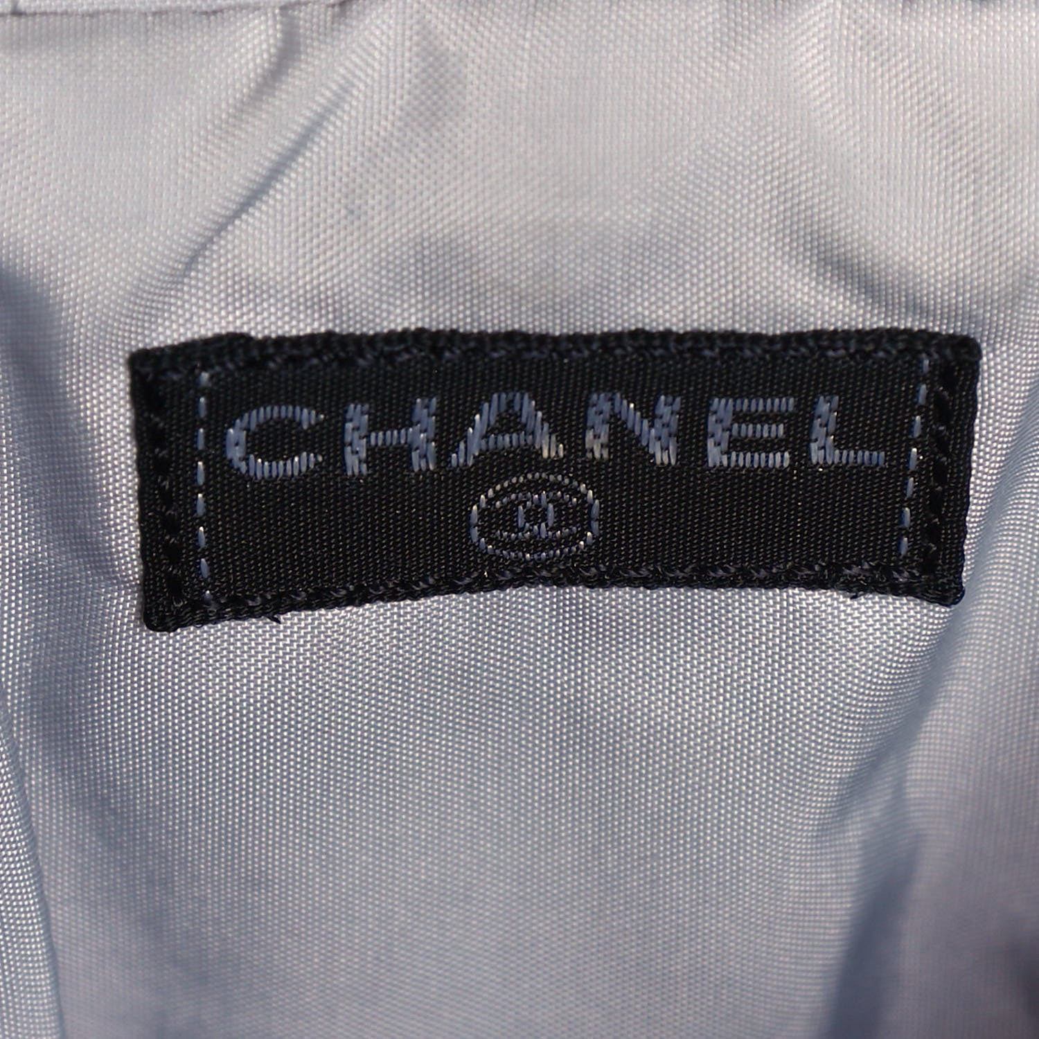Chanel Nylon Quilted Sport Logo Crossbody Tote White 6 of 14