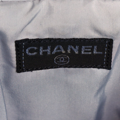 Chanel Nylon Quilted Sport Logo Crossbody Tote White 6 of 14