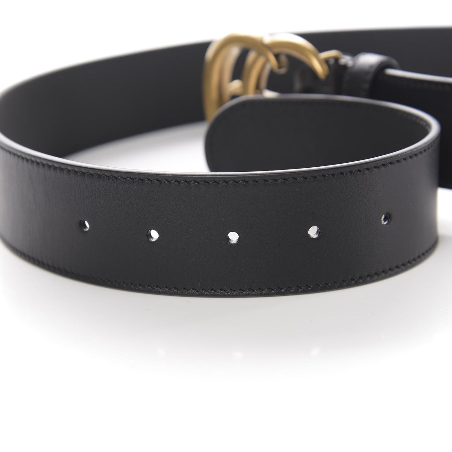 Calfskin Double G 40mm Belt 80 32 Black