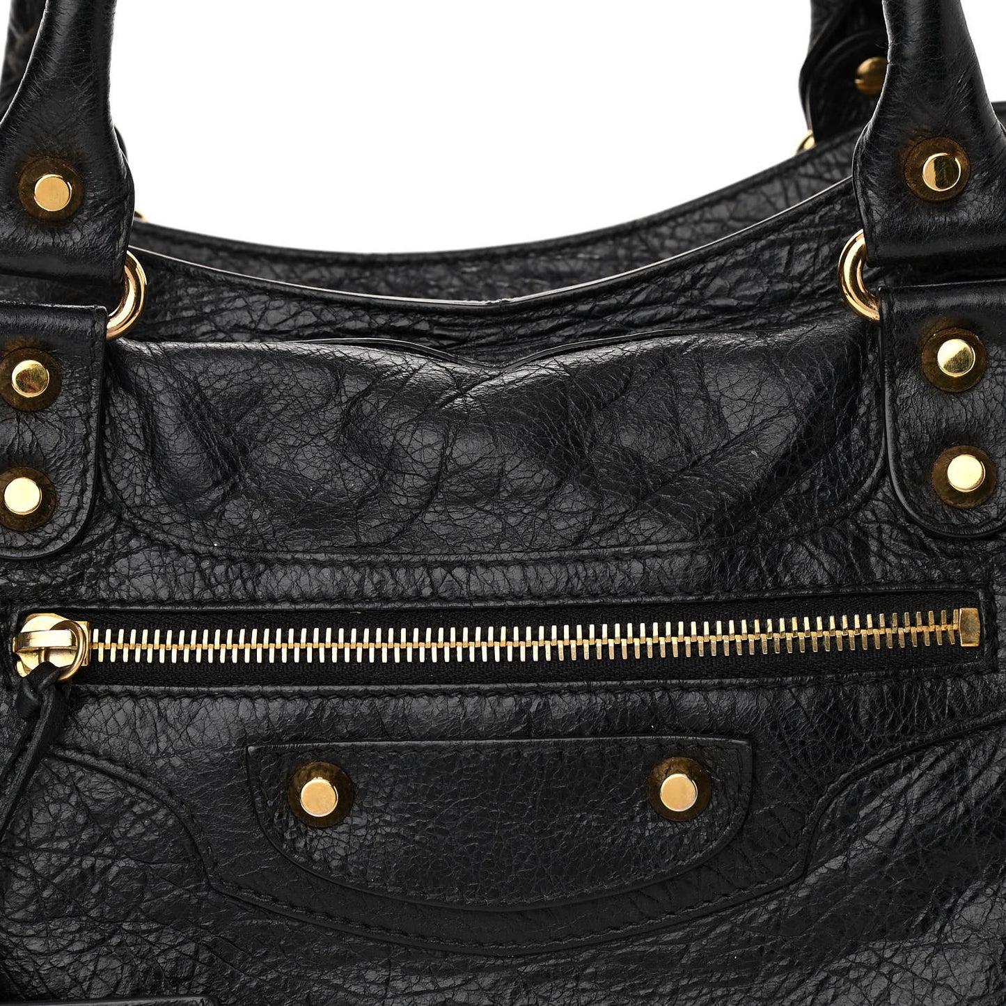 Agneau Classic Gold Hardware City Black