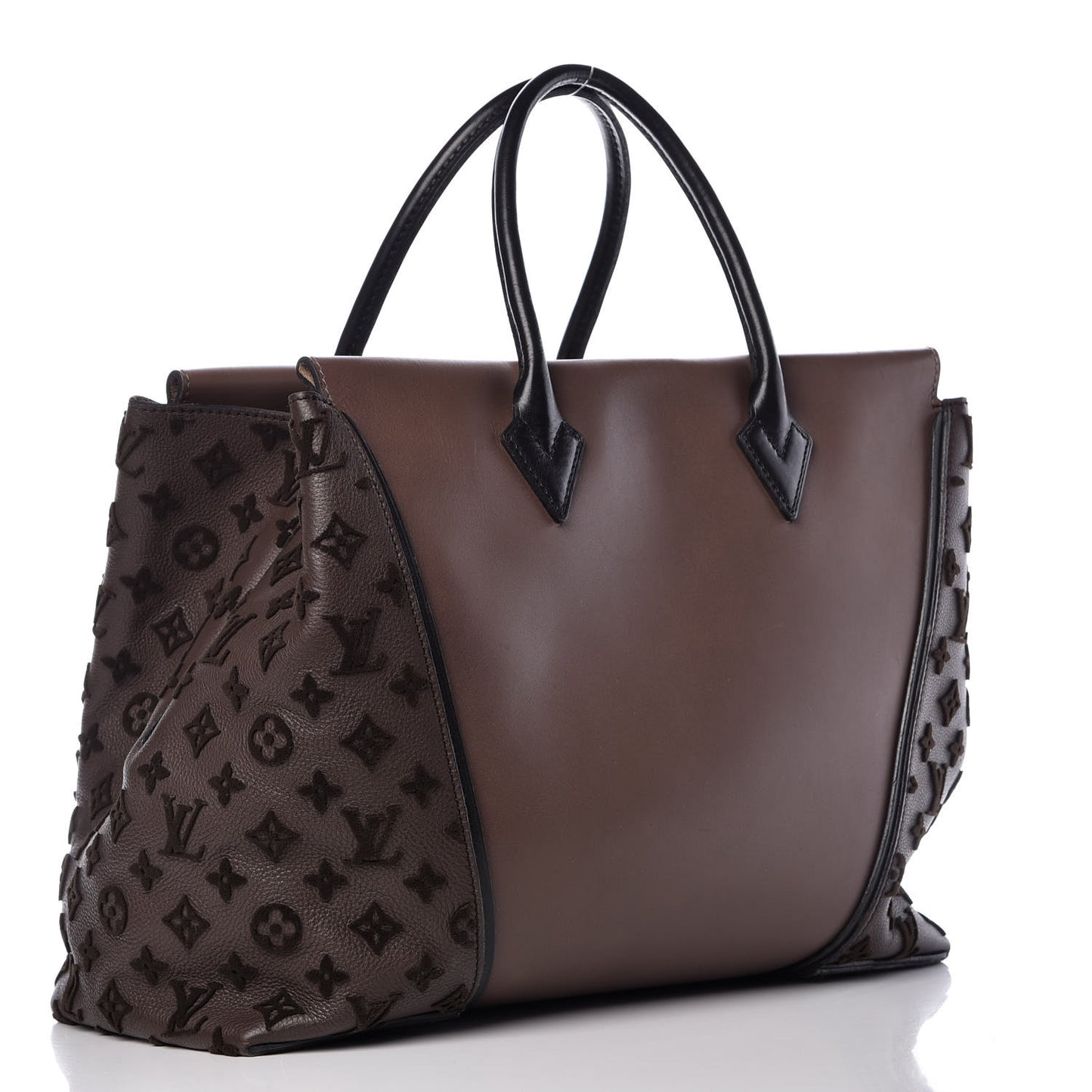 Cuir Orfevre Veau Cachemire Tote W GM Gris