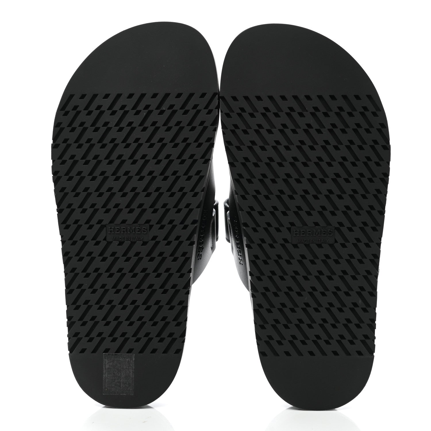 Hermes Calfskin Womens Chypre Sandals 36 Black 5 of 10