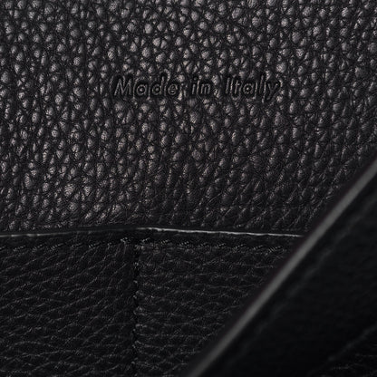 Celine Baby Grained Calfskin Medium Tri-Fold Bag Black 5 of 10