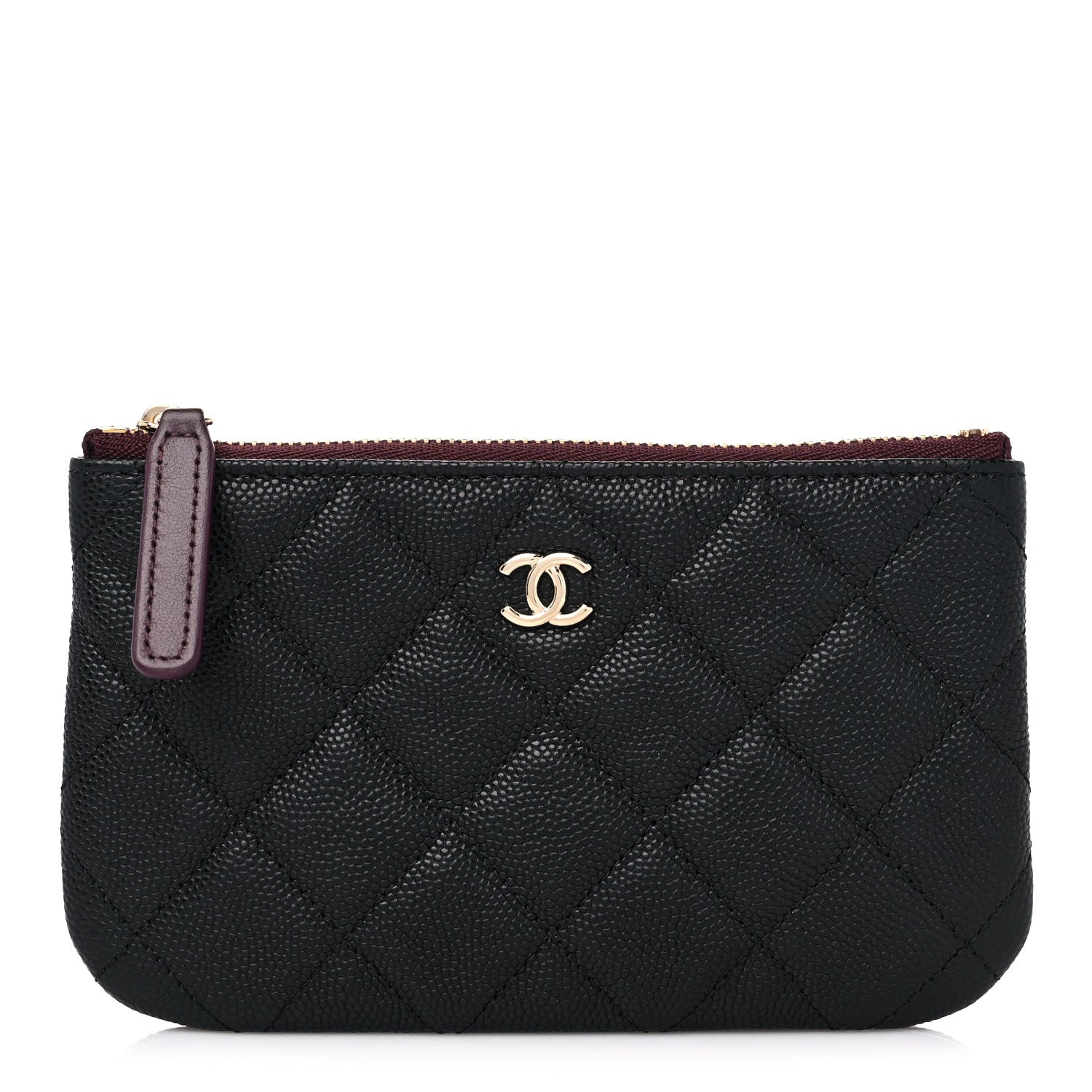 Chanel Caviar Quilted Small Cosmetic Case Black 1 of 10