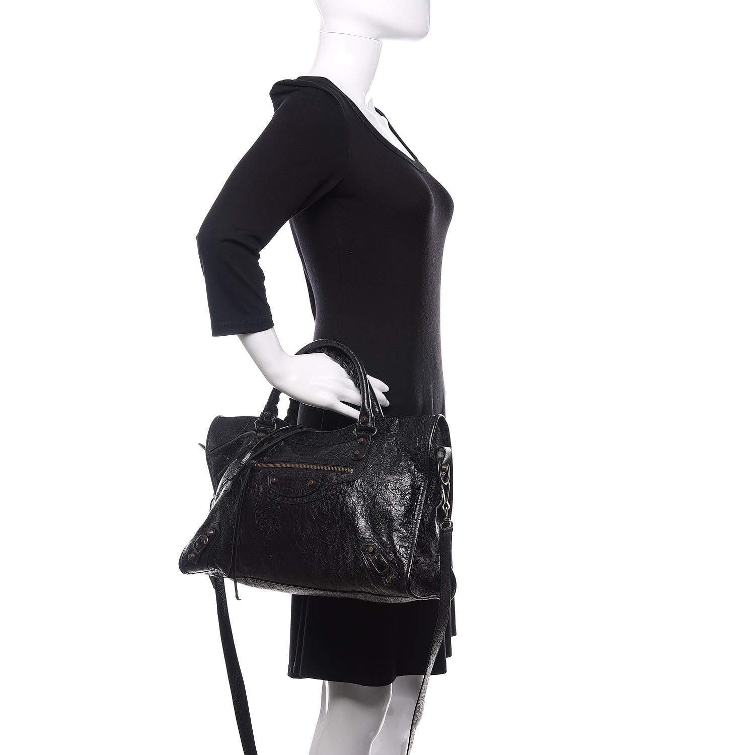 Balenciaga Agneau Classic Hardware City Black 3 of 11