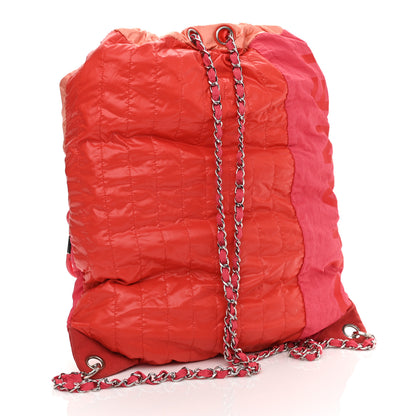 Chanel Nylon Coco Sport Drawstring Backpack Pink 3 of 10