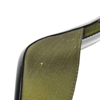 Saint Laurent Crepe De Chine Blade 105 Slingback Pumps 37.5 Lime 11 of 14