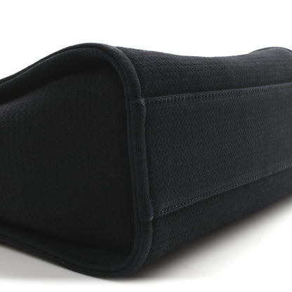 Chanel Mixed Fibers Small Deauville Tote Navy Blue 10 of 12