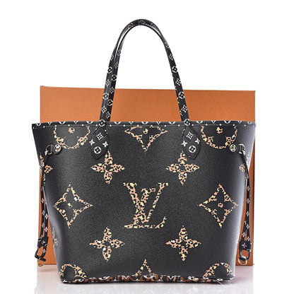 Louis Vuitton Monogram Giant Jungle Neverfull MM Black 11 of 11