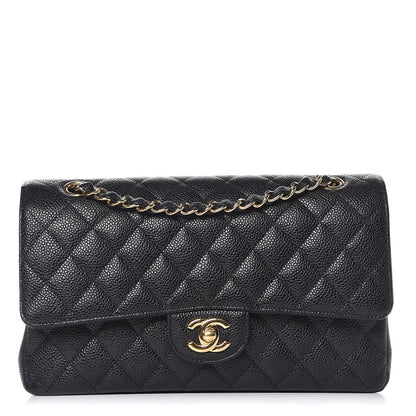 Chanel Caviar Quilted Medium Double Flap Black 1 of 7