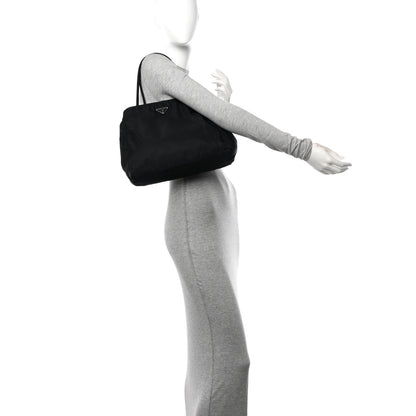 Prada Nylon Tessuto Shopping Tote Black 2 of 9