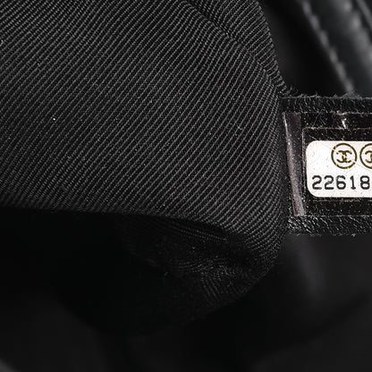 Chanel Calfskin Chevron Quilted Large Urban Spirit Backpack Black 7 of 12