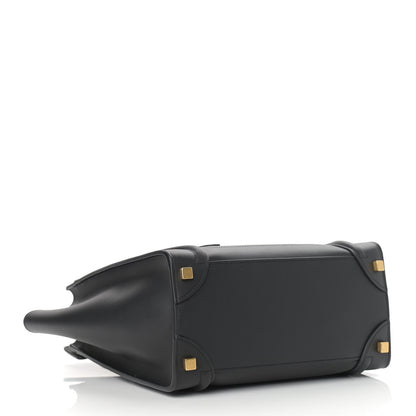 Celine Smooth Calfskin Micro Luggage Black 4 of 10