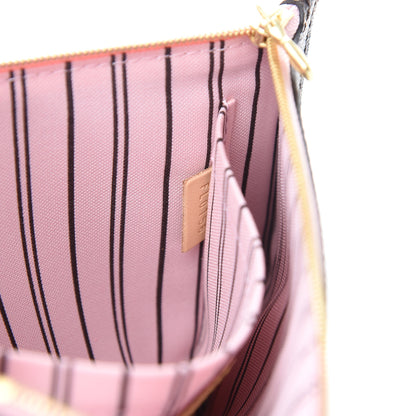 Louis Vuitton Monogram Neverfull MM GM Pochette Rose Ballerine 6 of 7