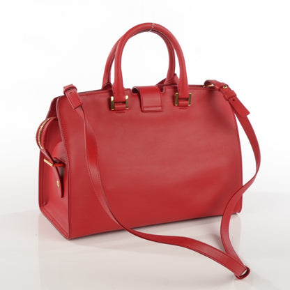 Saint Laurent Calfskin Small Classic Y Cabas Red 3 of 7