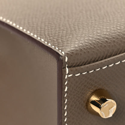 Hermes Epsom Kelly Sellier 25 Etoupe 9 of 13