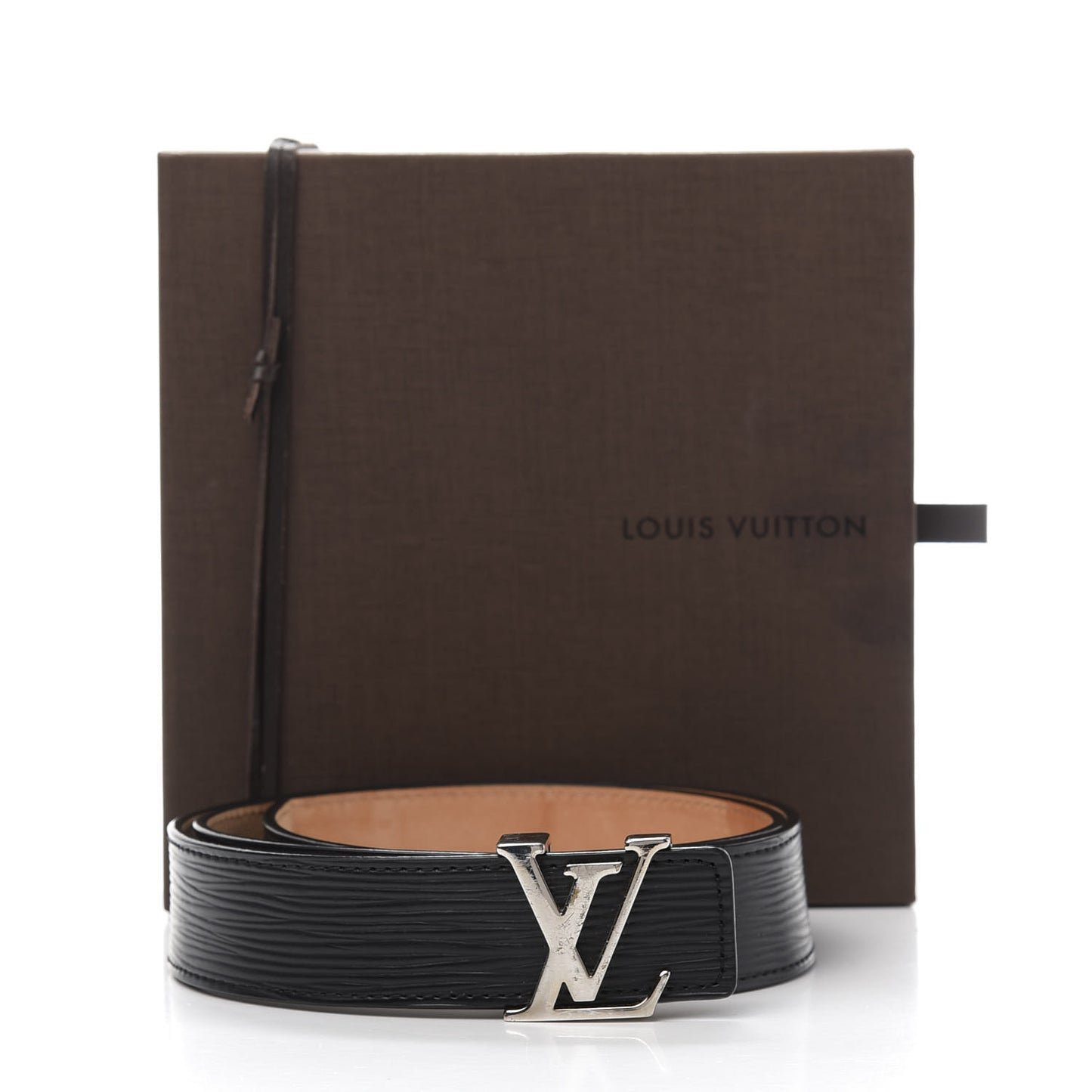 Epi 30mm LV Initiales Belt 80 32 Black