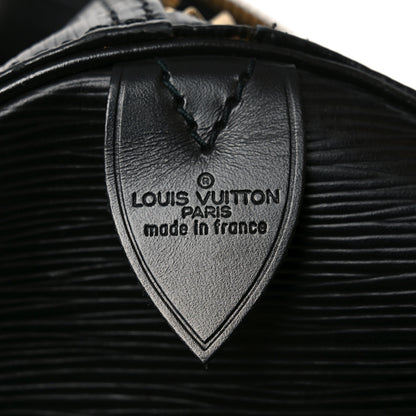 Louis Vuitton Epi Keepall 60 Black 5 of 9