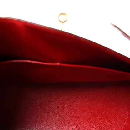 Hermes Box Kelly Retourne 32 Rouge Vif 8 of 17
