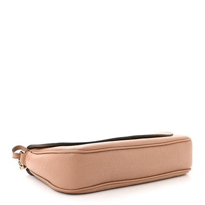 Gucci Pebbled Calfskin Medium Soho Flap Crossbody Camelia 4 of 10