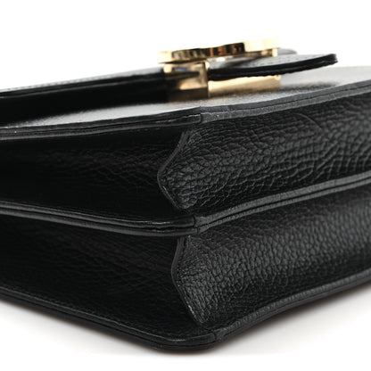 Gucci Dollar Calfskin Small Interlocking G Shoulder Bag Black Black 9 of 11