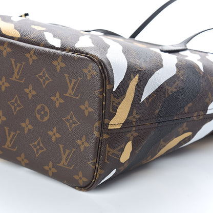 Louis Vuitton X LOL Monogram Neverfull MM Gold Silver 9 of 10
