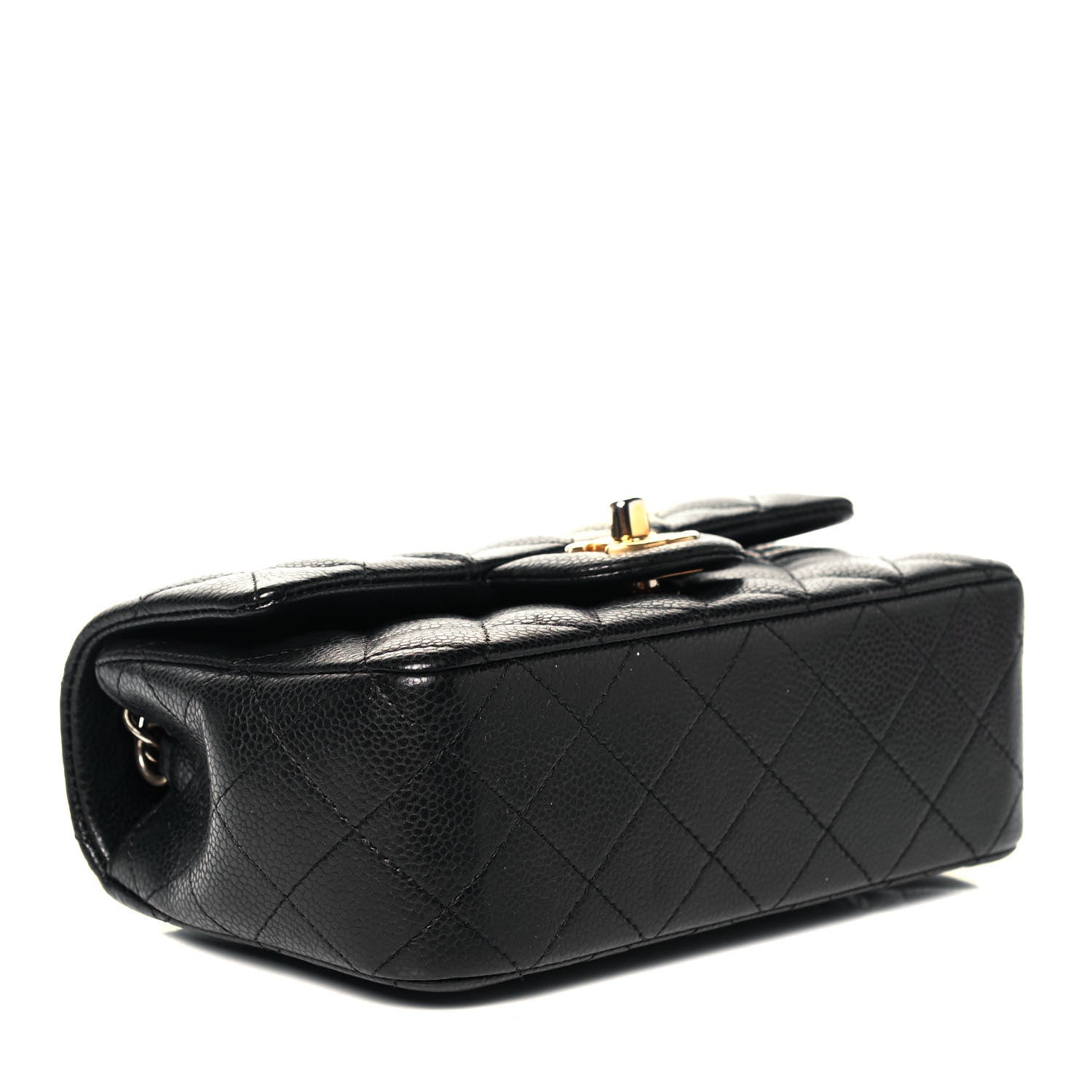 Chanel Caviar Quilted Mini Rectangular Flap Black 3 of 8