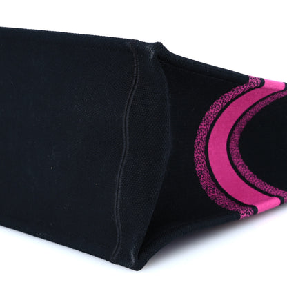 Christian Dior Canvas Embroidered Large Miss Dior Graffiti Book Tote Fuchsia Purple 10 of 10