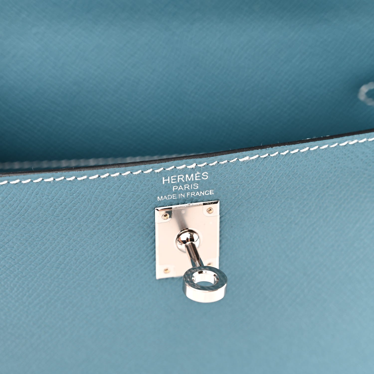Hermes Epsom Kelly Sellier 25 New Blue Jean 6 of 11