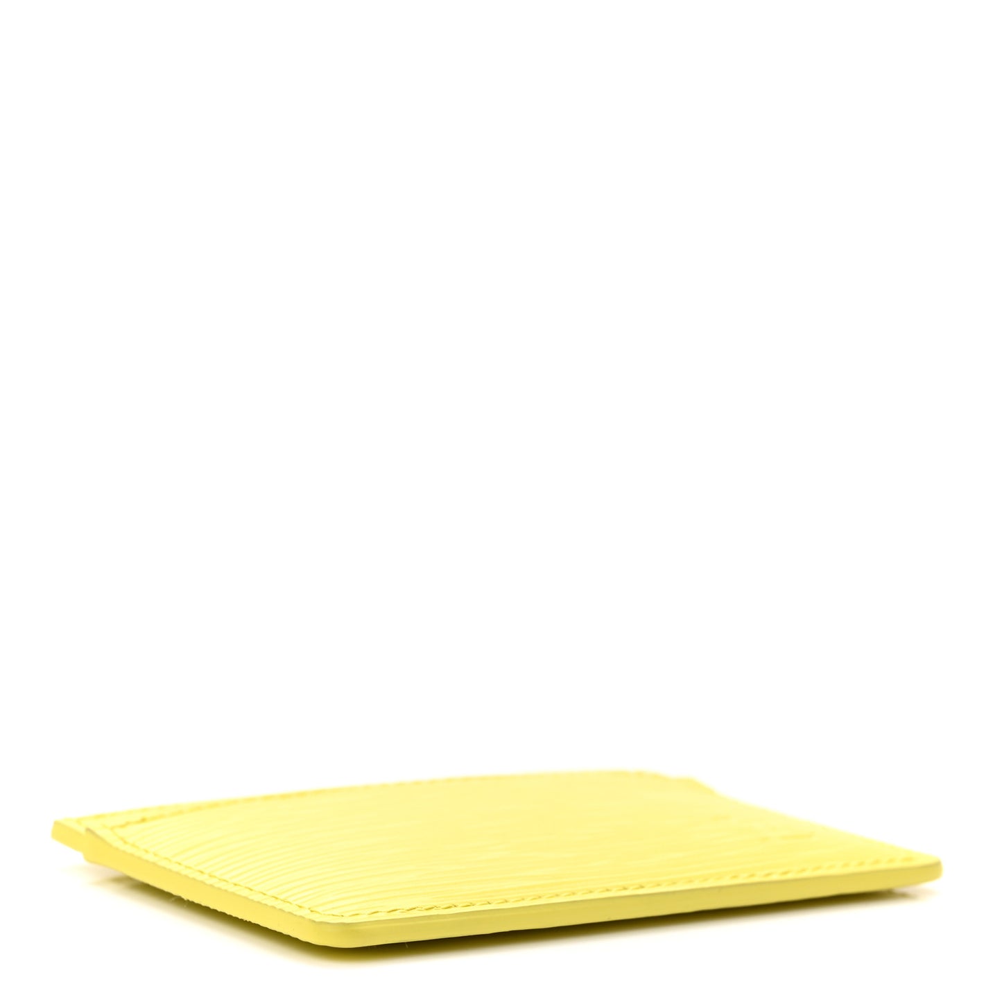 Epi Card Holder Pistache