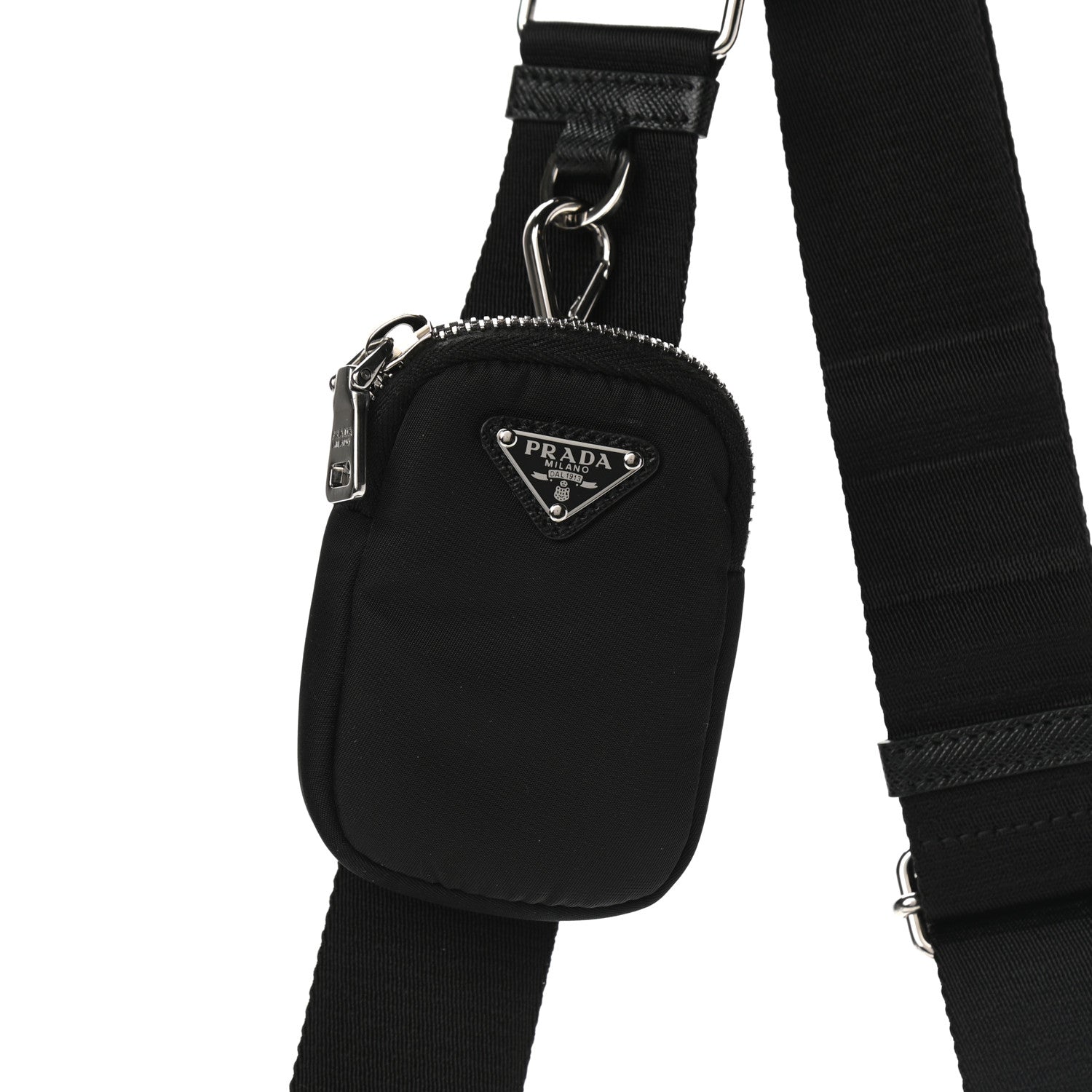 Prada Nylon Re-Edition 2005 Shoulder Bag Black 8 of 10