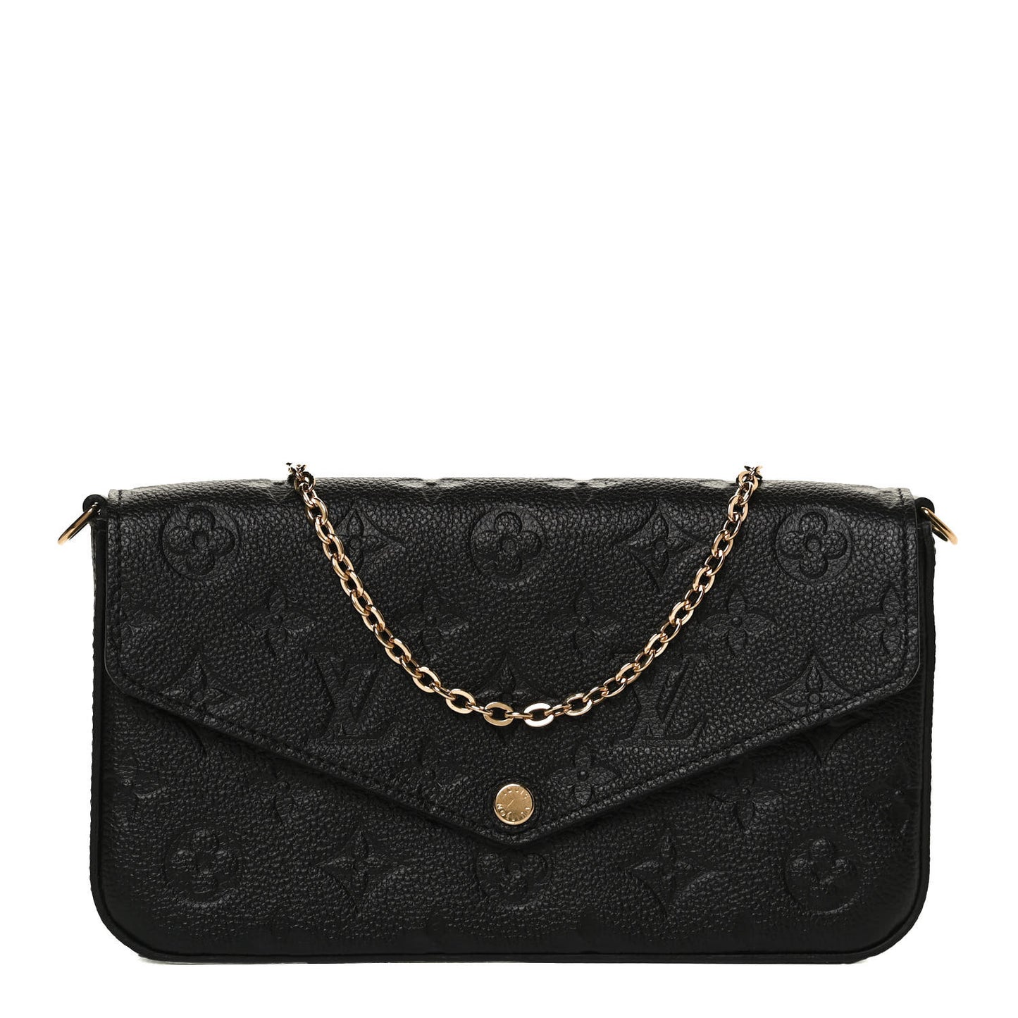 Empreinte Pochette Felicie Chain Wallet Black
