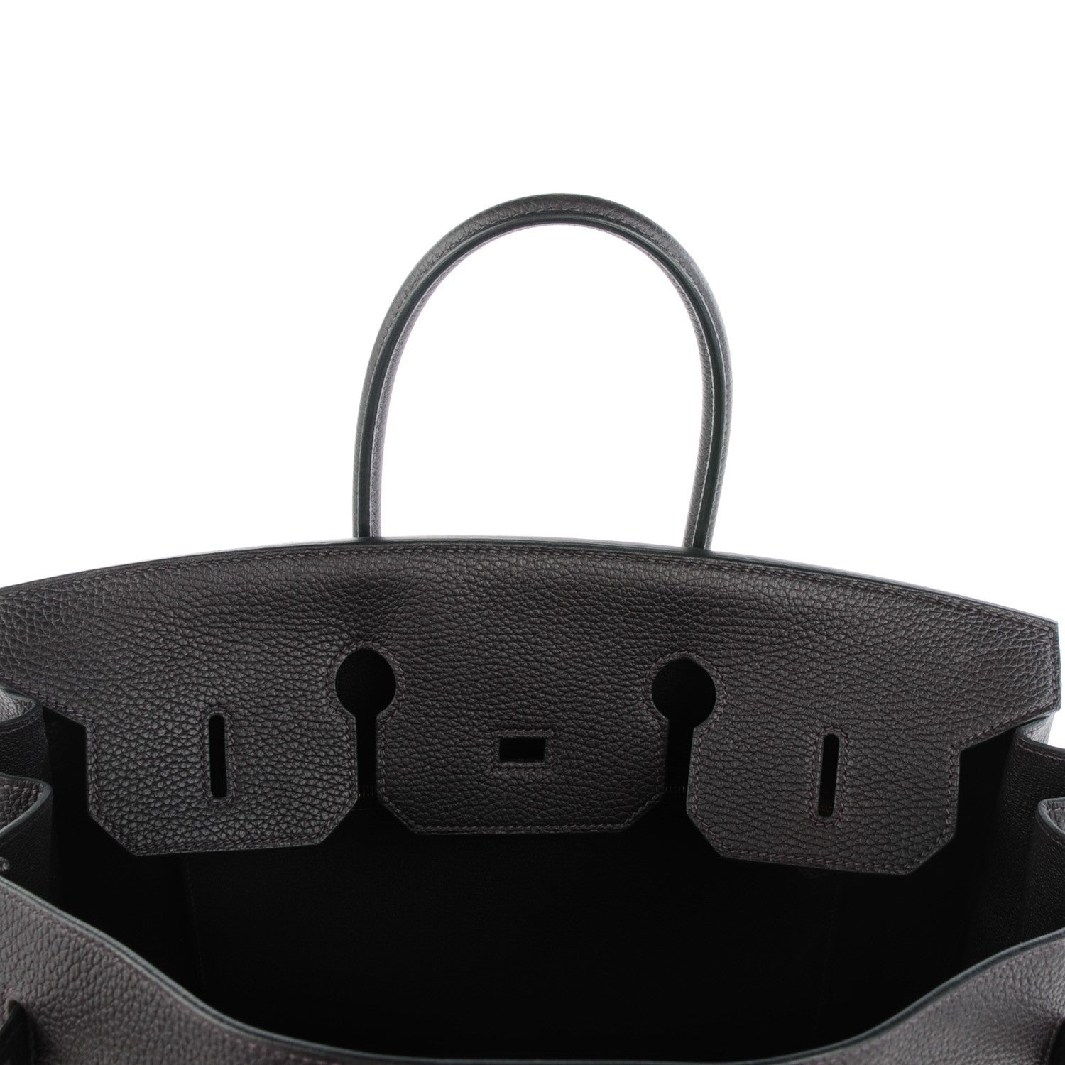 Hermes Taurillon Clemence Birkin 35 Graphite 6 of 21