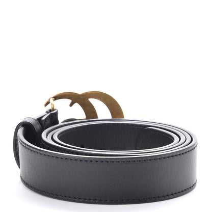 Gucci Calfskin Double G 30mm Belt 95 38 Black 3 of 6