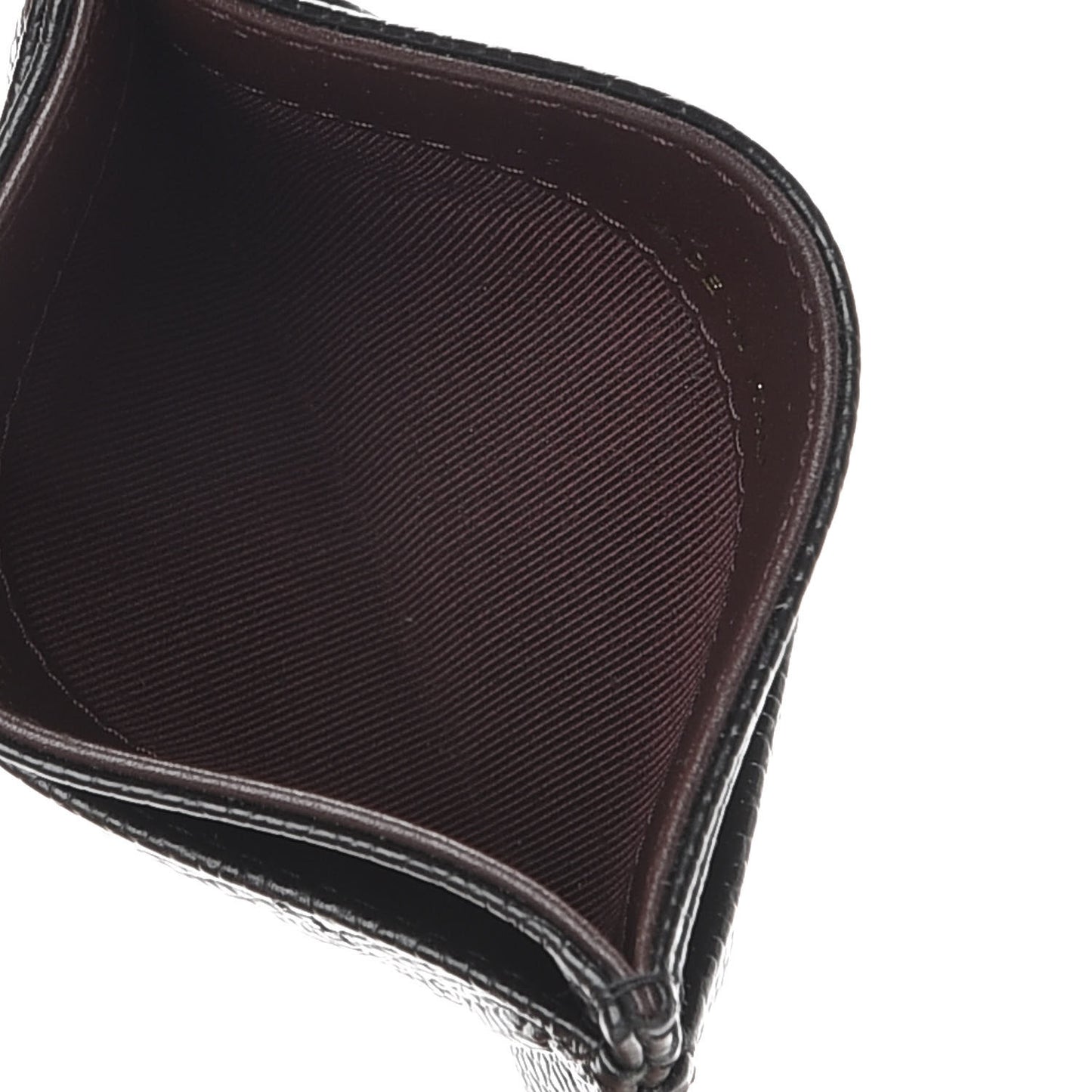 Caviar Quilted Card Holder Black