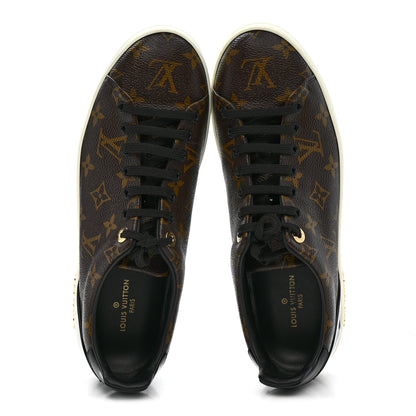 Louis Vuitton Patent Monogram Frontrow Sneakers 42 2 of 10