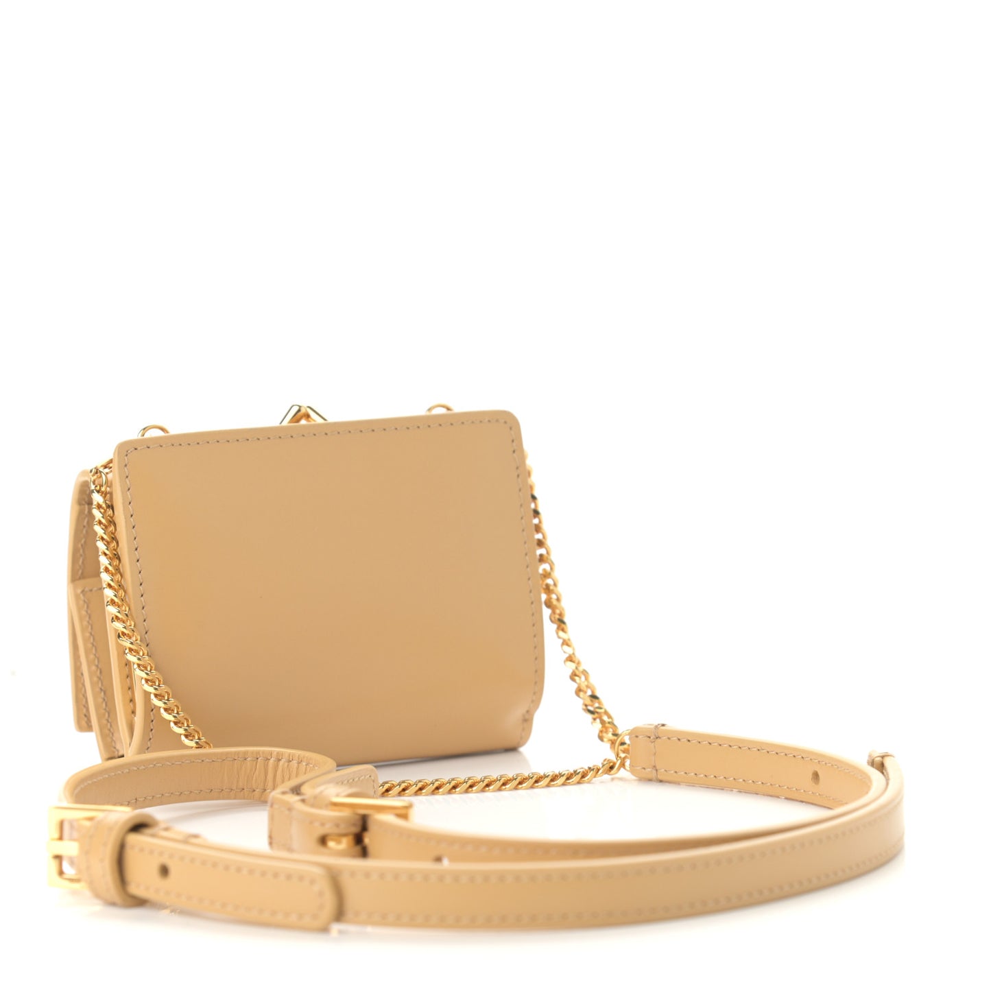 Smooth Calfskin Monogram Rider Belt Bag Dark Beige